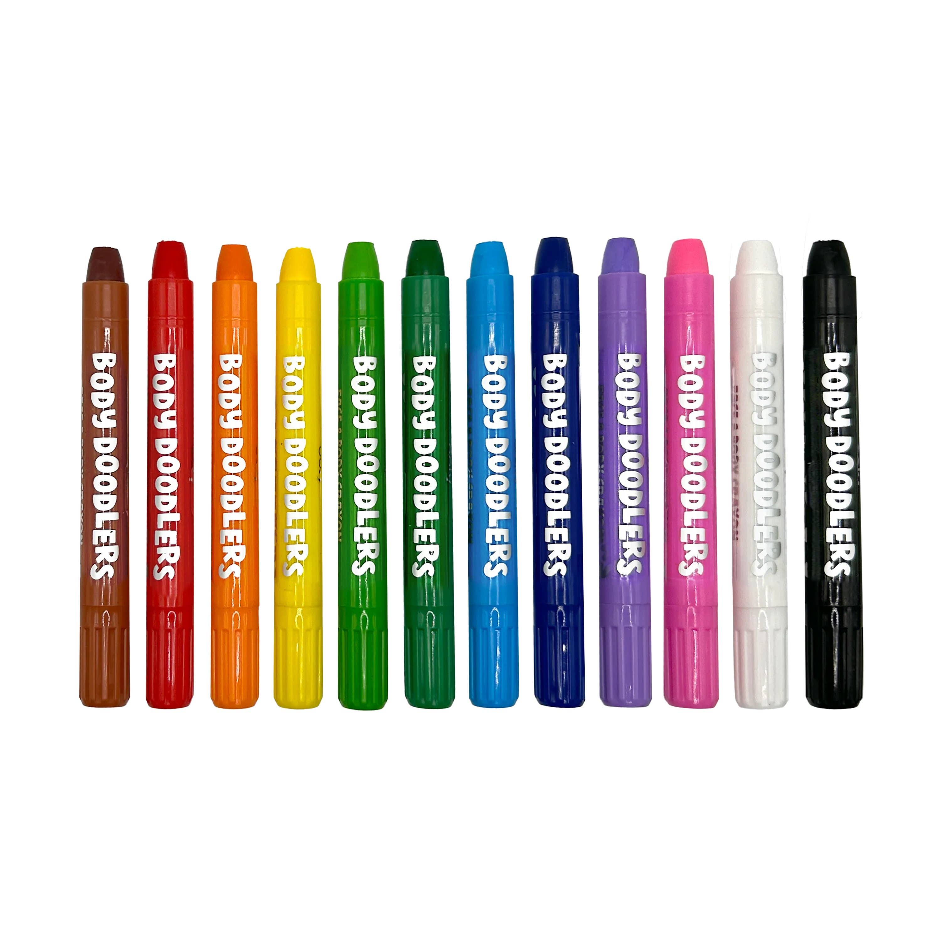 Ooly Body Doodlers: Face & Body Crayons