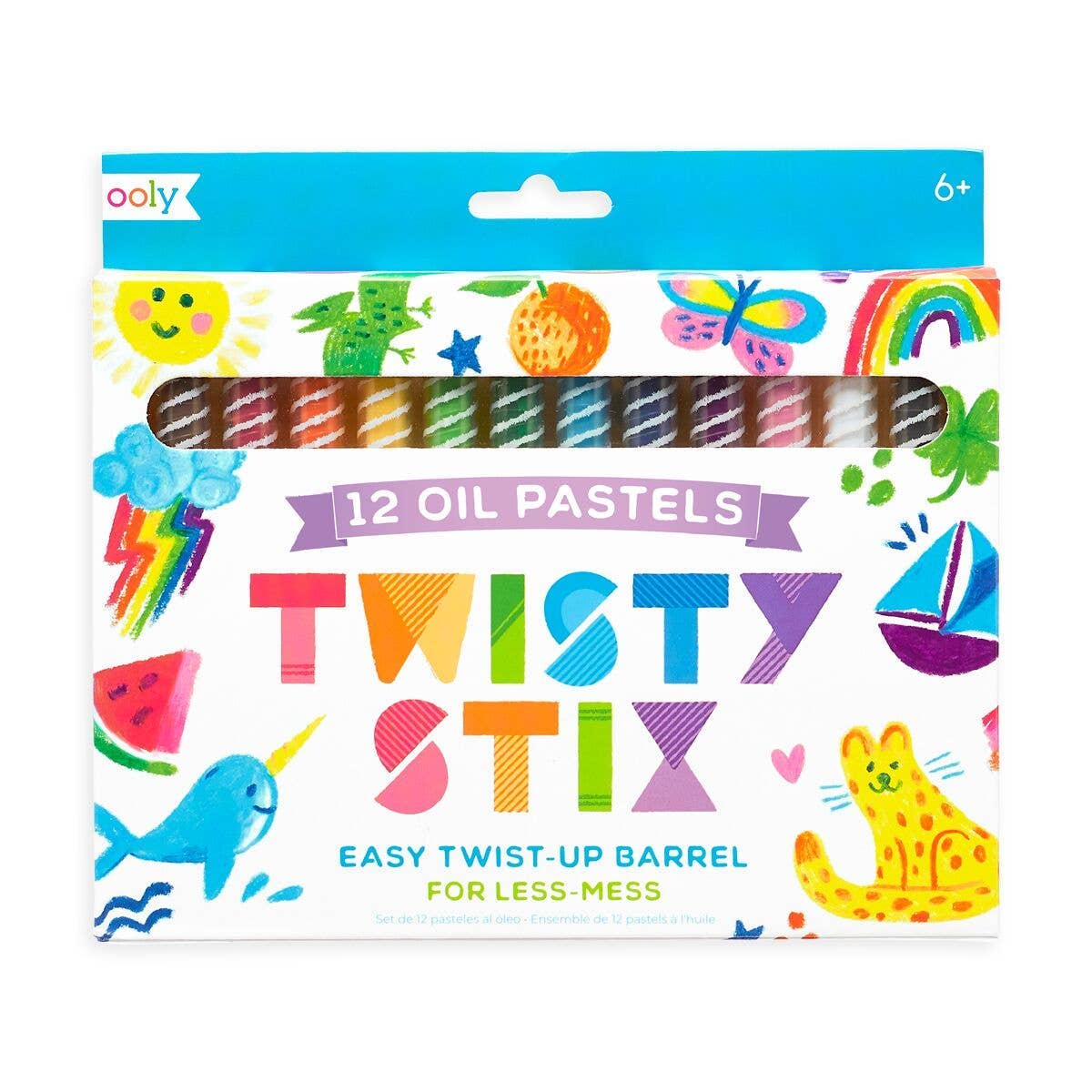 Twisty Stix: Oil Pastels (Set of 12)