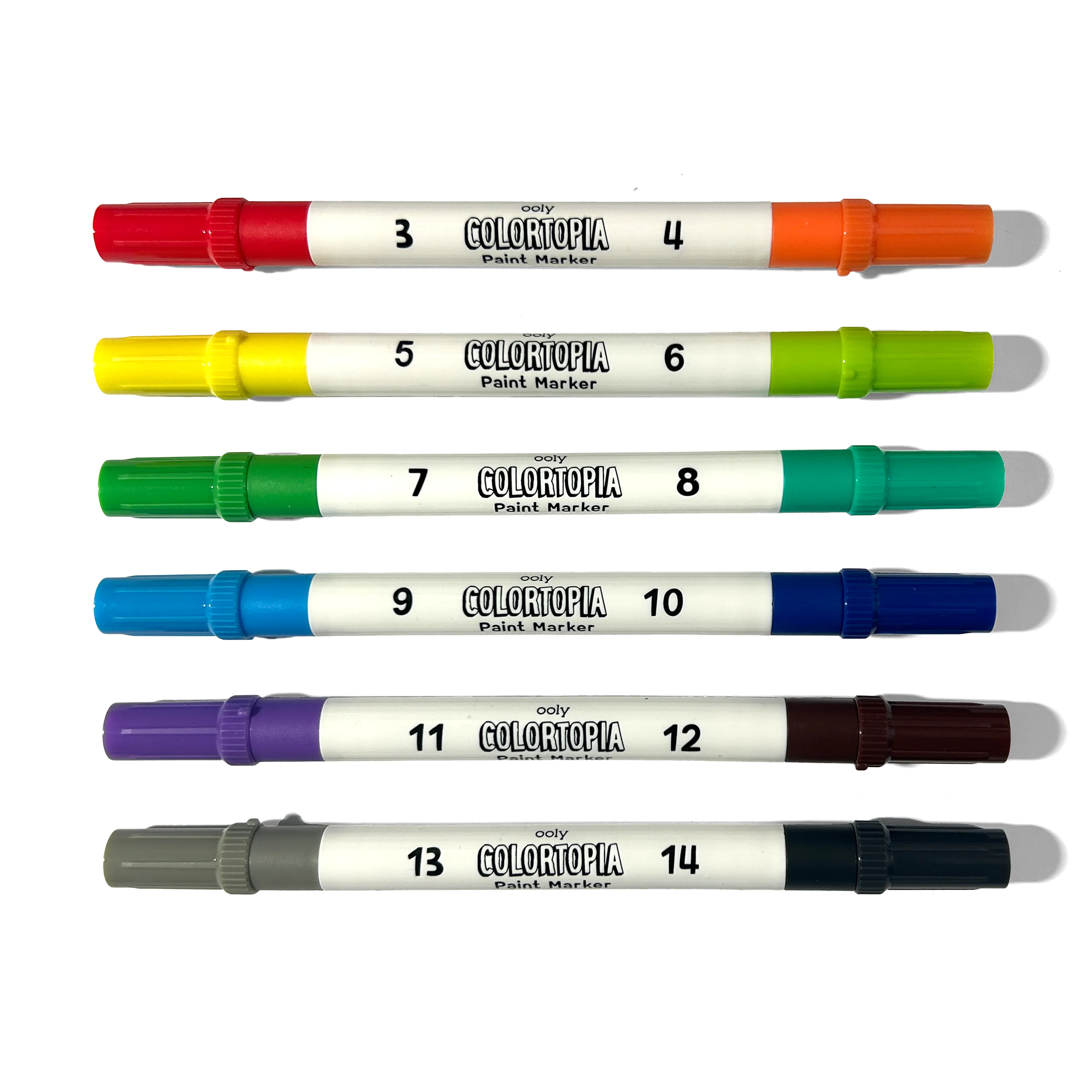 Ooly Colortopia: Paint Marker By Number Kit - Epic Advent