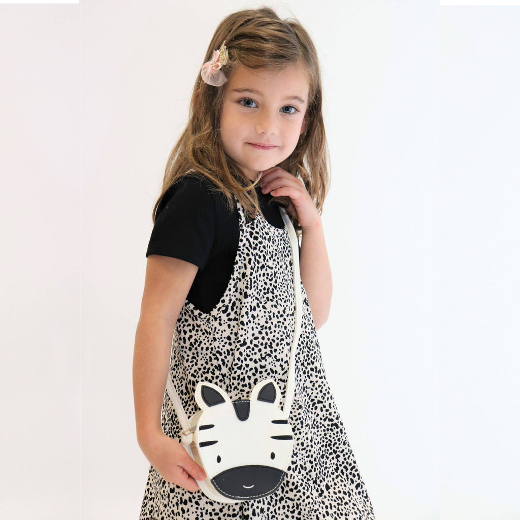 Children's Animal Shoulder Bag - Aiko the Zebra