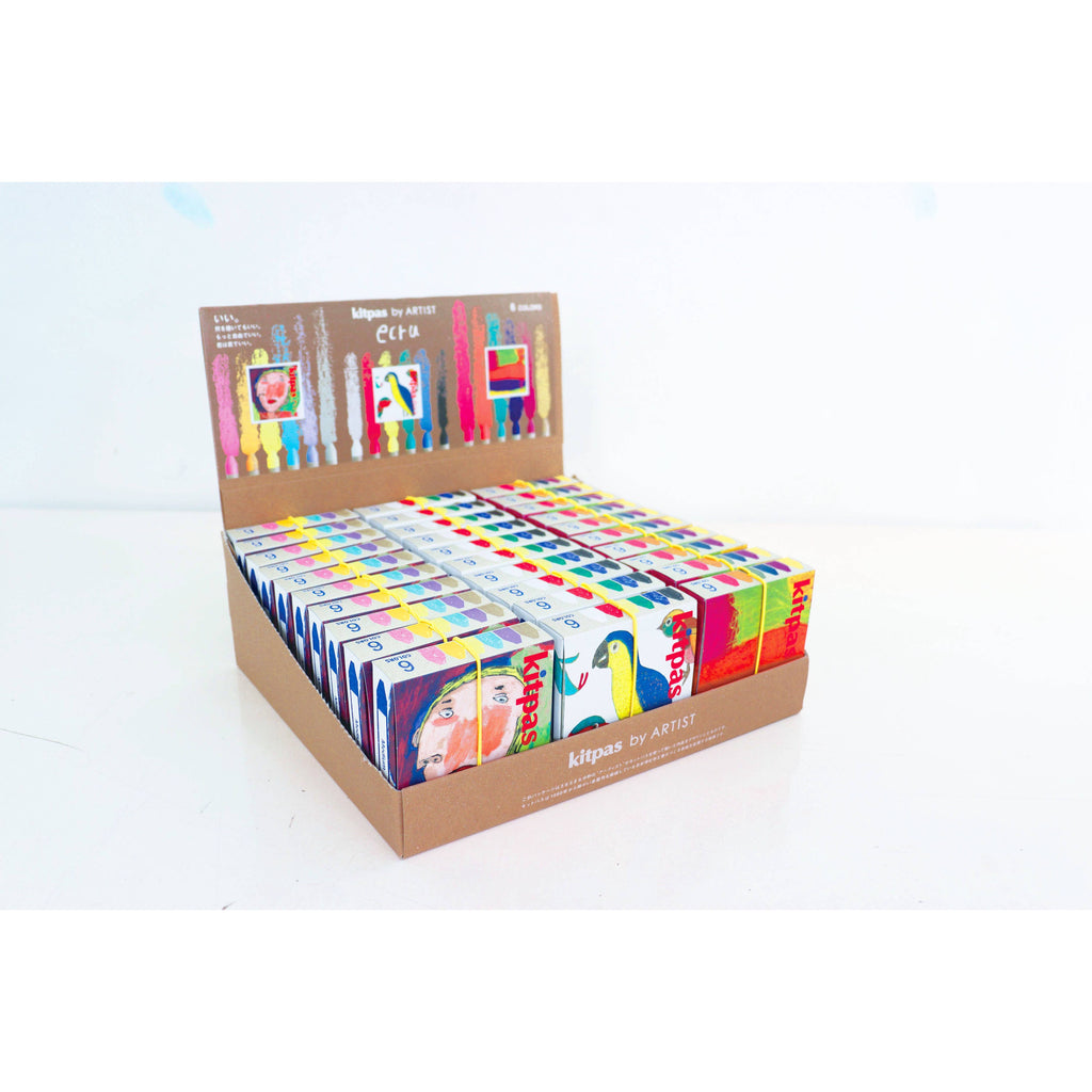 Kitpas Crayons Ecru Set 6 Colours - Nature