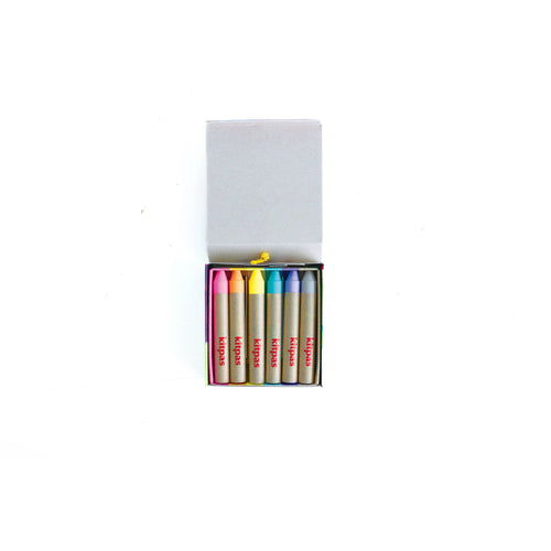 Kitpas Crayons Ecru Set 6 Colours - Face