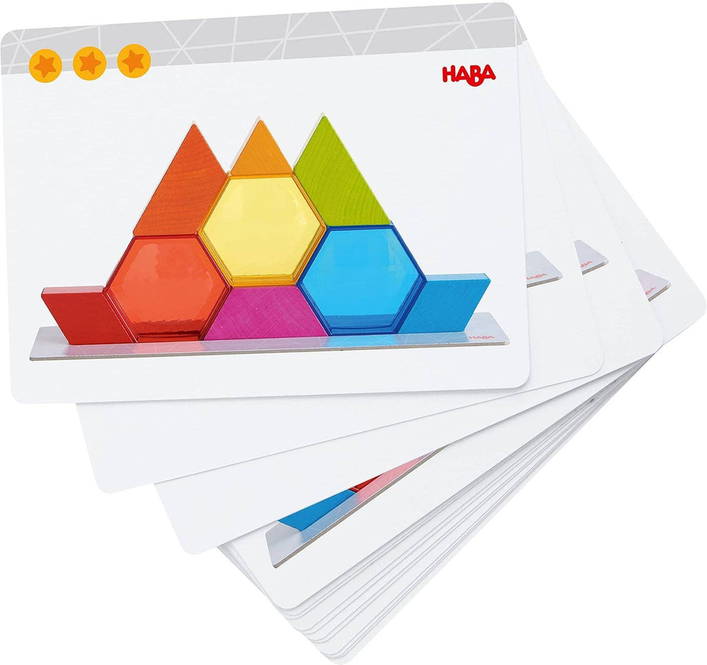 HABA Color Crystals 15 Piece Stacking Game