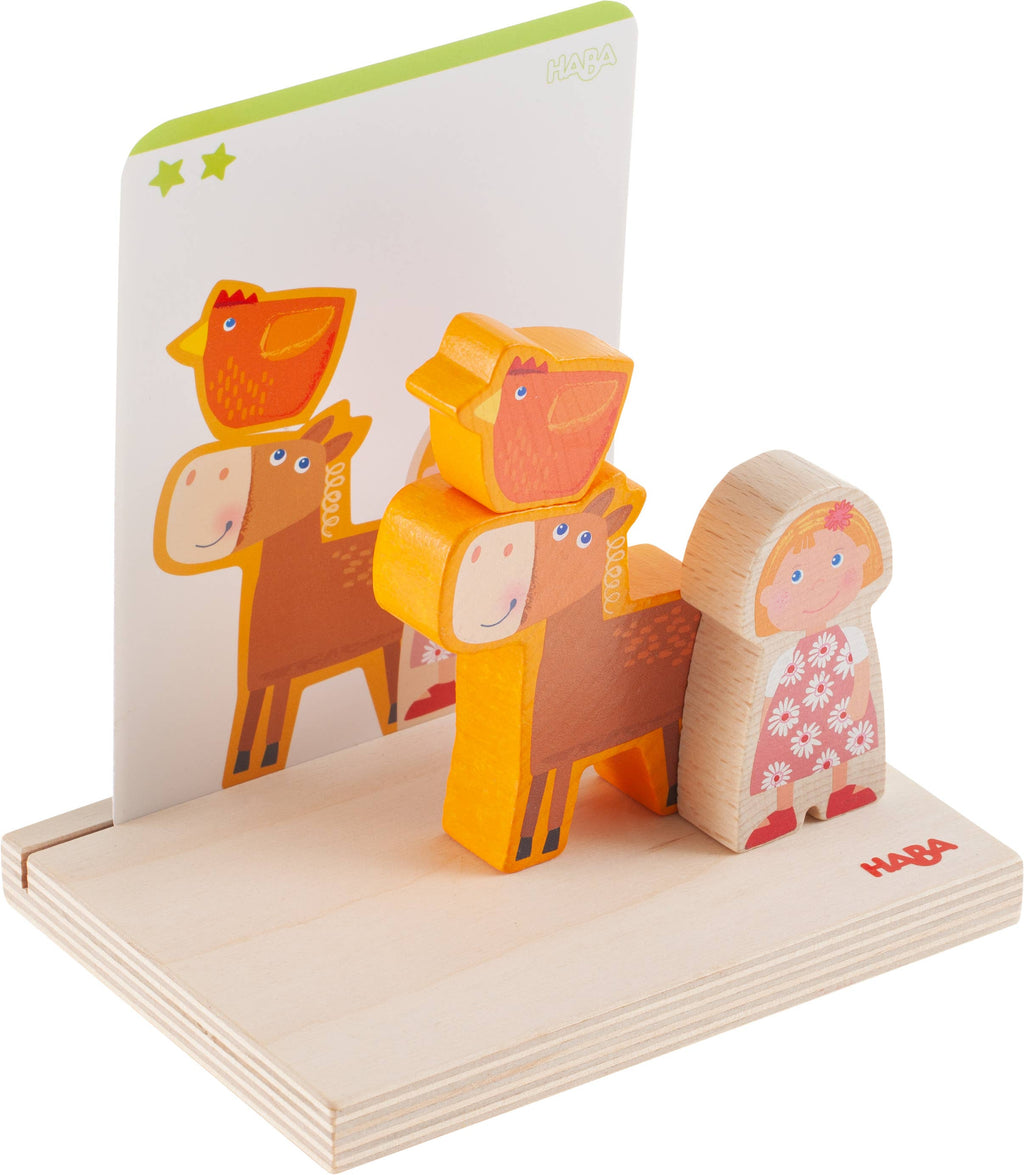 HABA Stacking Toy On the Farm - Wooden Toy