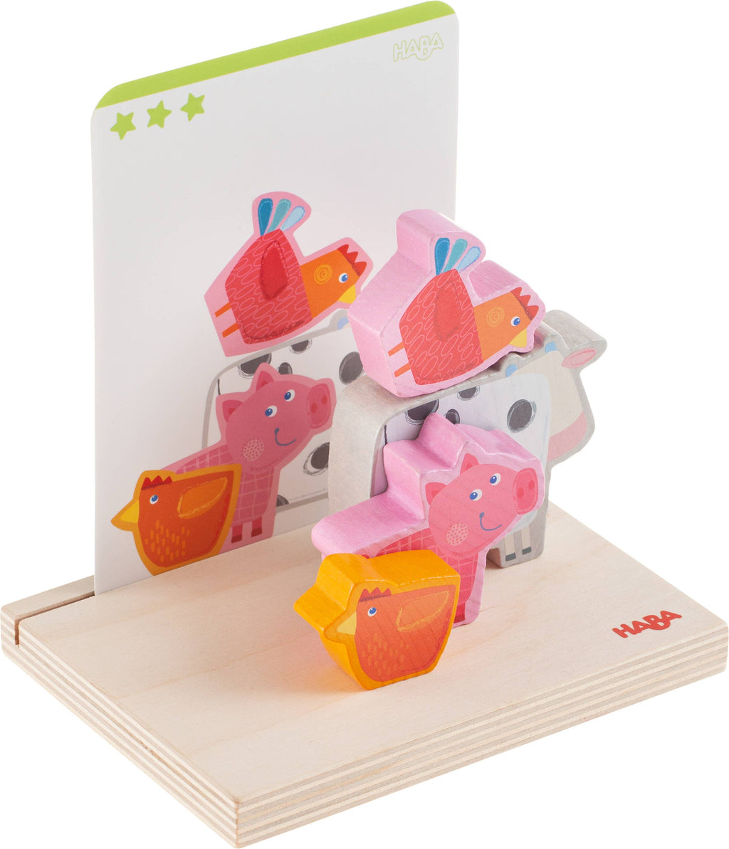 HABA Stacking Toy On the Farm - Wooden Toy
