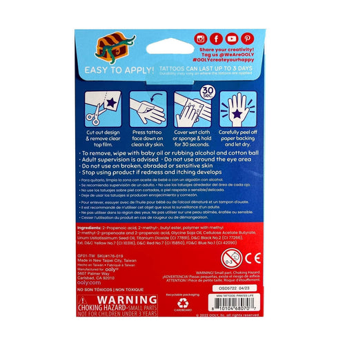 Ooly Palooza: Mini Temporary Tattoos - Pirate's Life