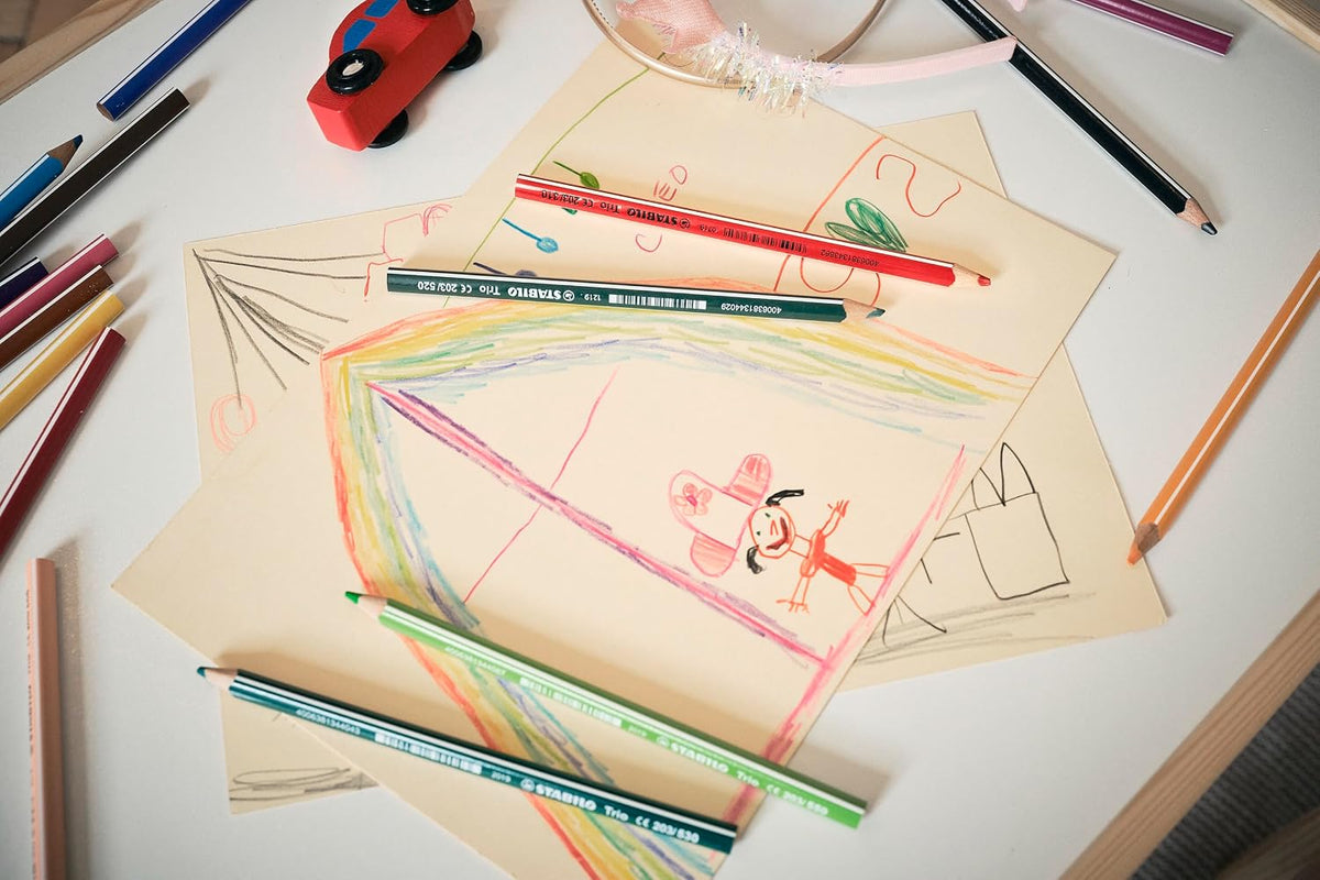 STABILO Trio thick - Triangular Colouring Pencil 12 colours