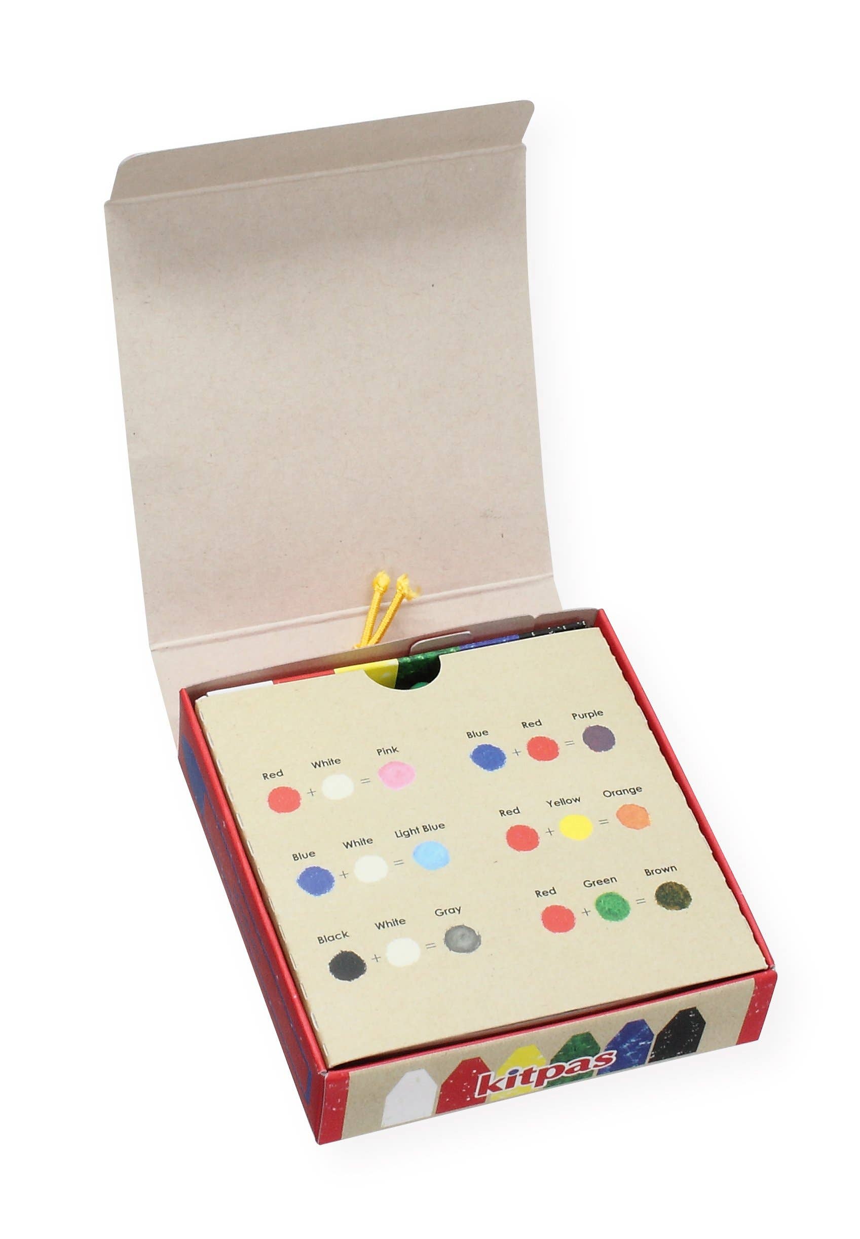 Kitpas Rice Bran Wax Crayons 6 Colours