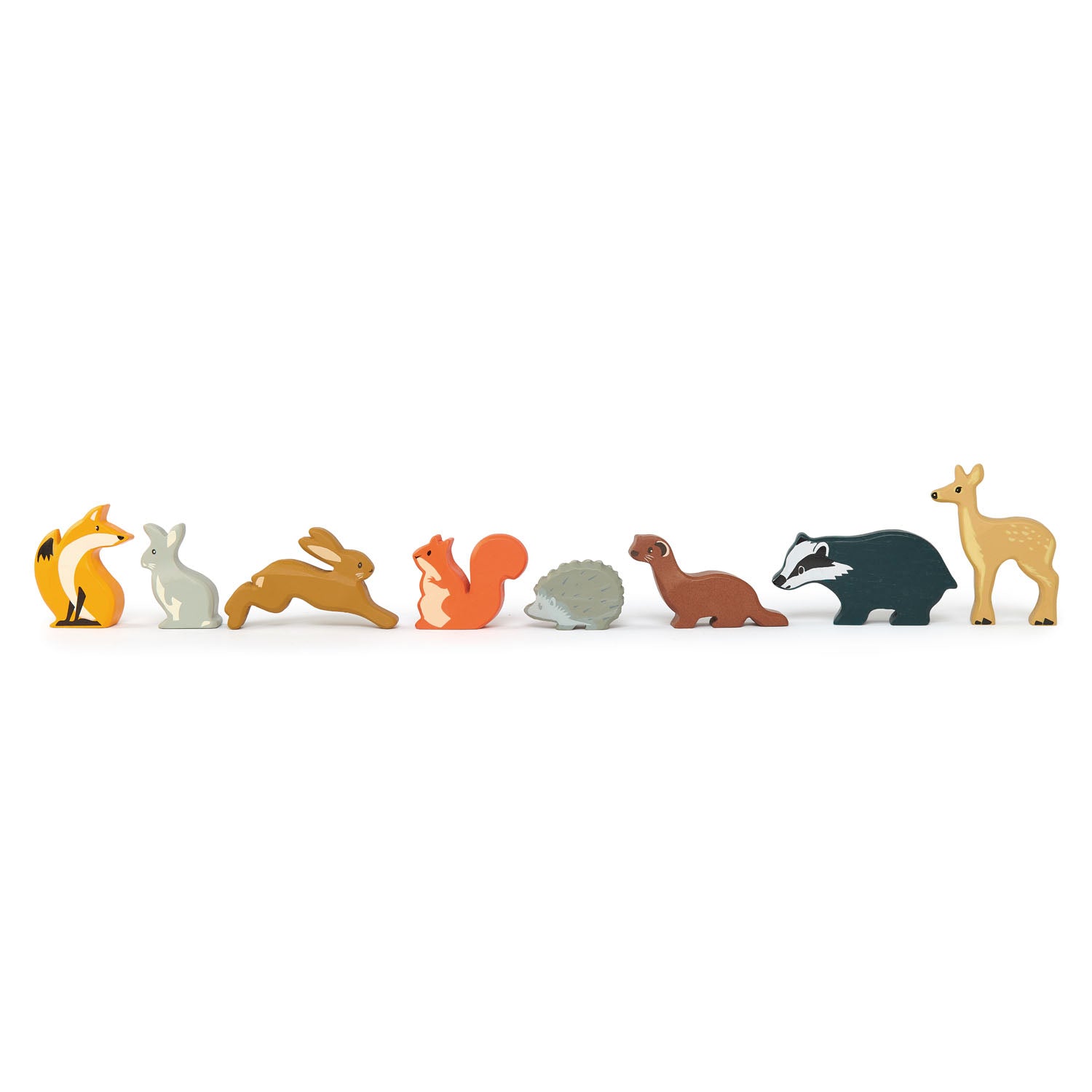8 Woodland Animals Shelf Set
