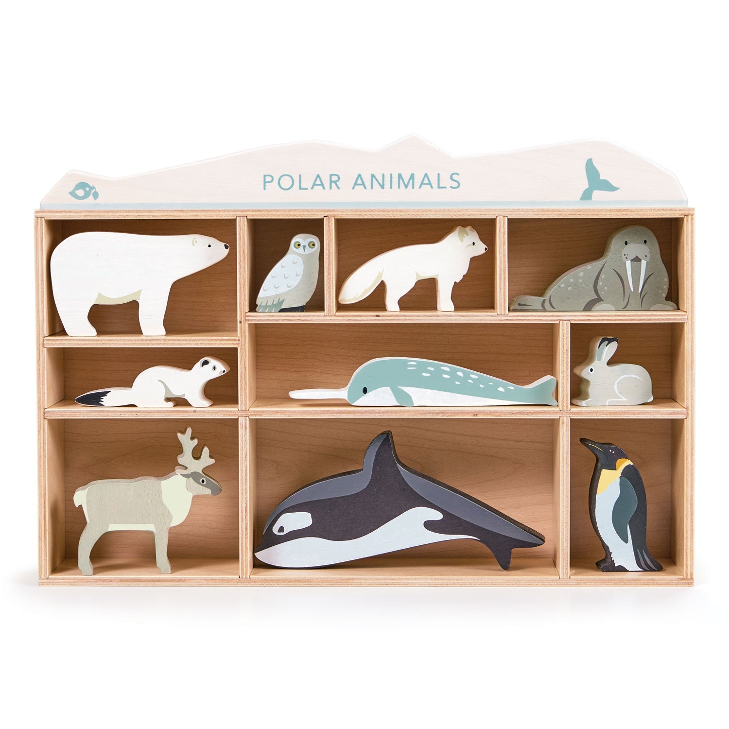Polar Animals Shelf Set
