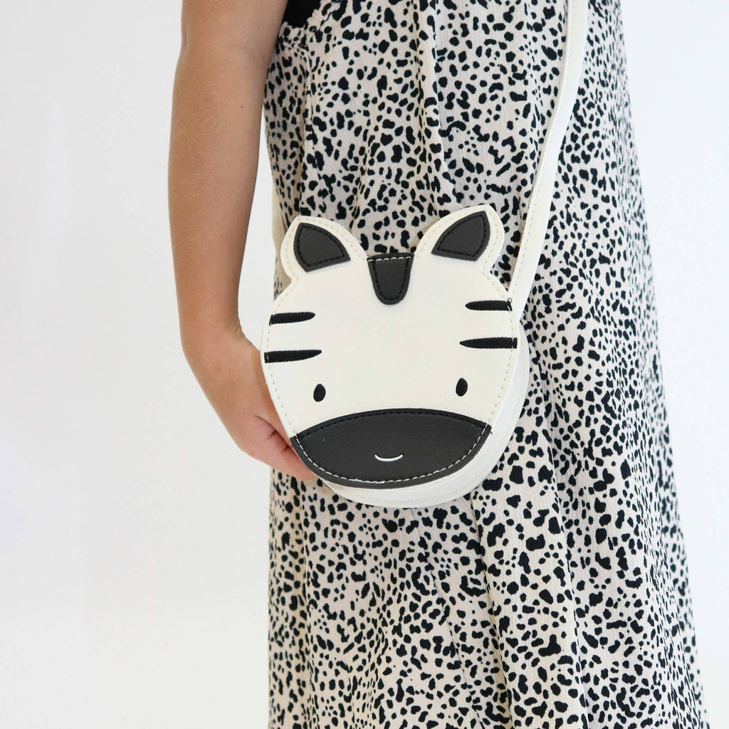 Children's Animal Shoulder Bag - Aiko the Zebra
