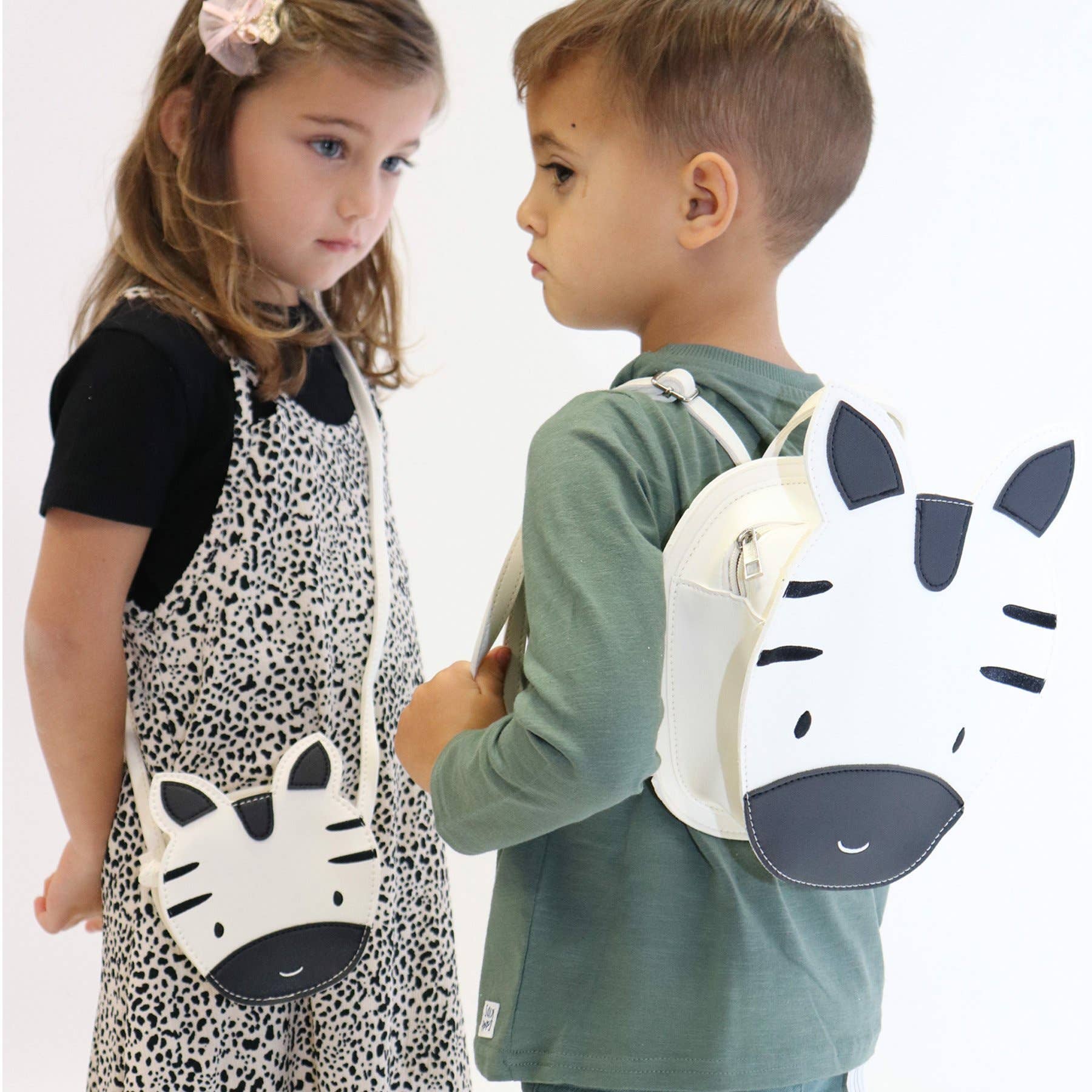 Children's Animal Shoulder Bag - Aiko the Zebra