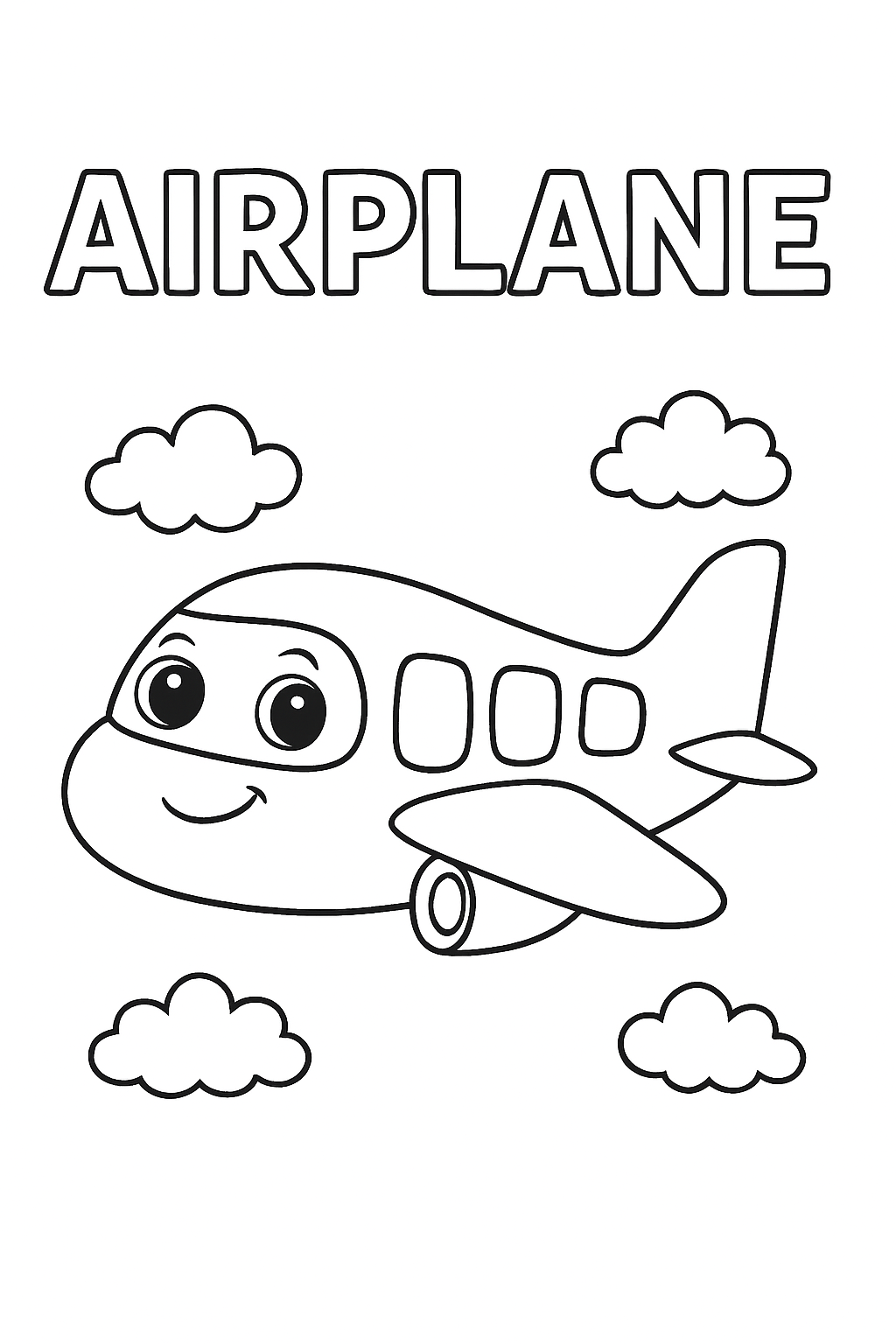 Colouring Pages: Transportation Fun