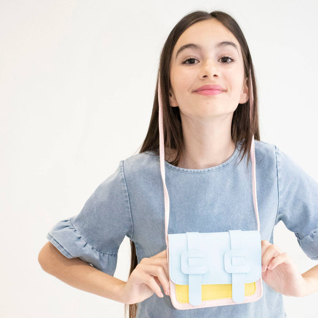 Children'S Shoulder Bag - Tamara Rose & Blue
