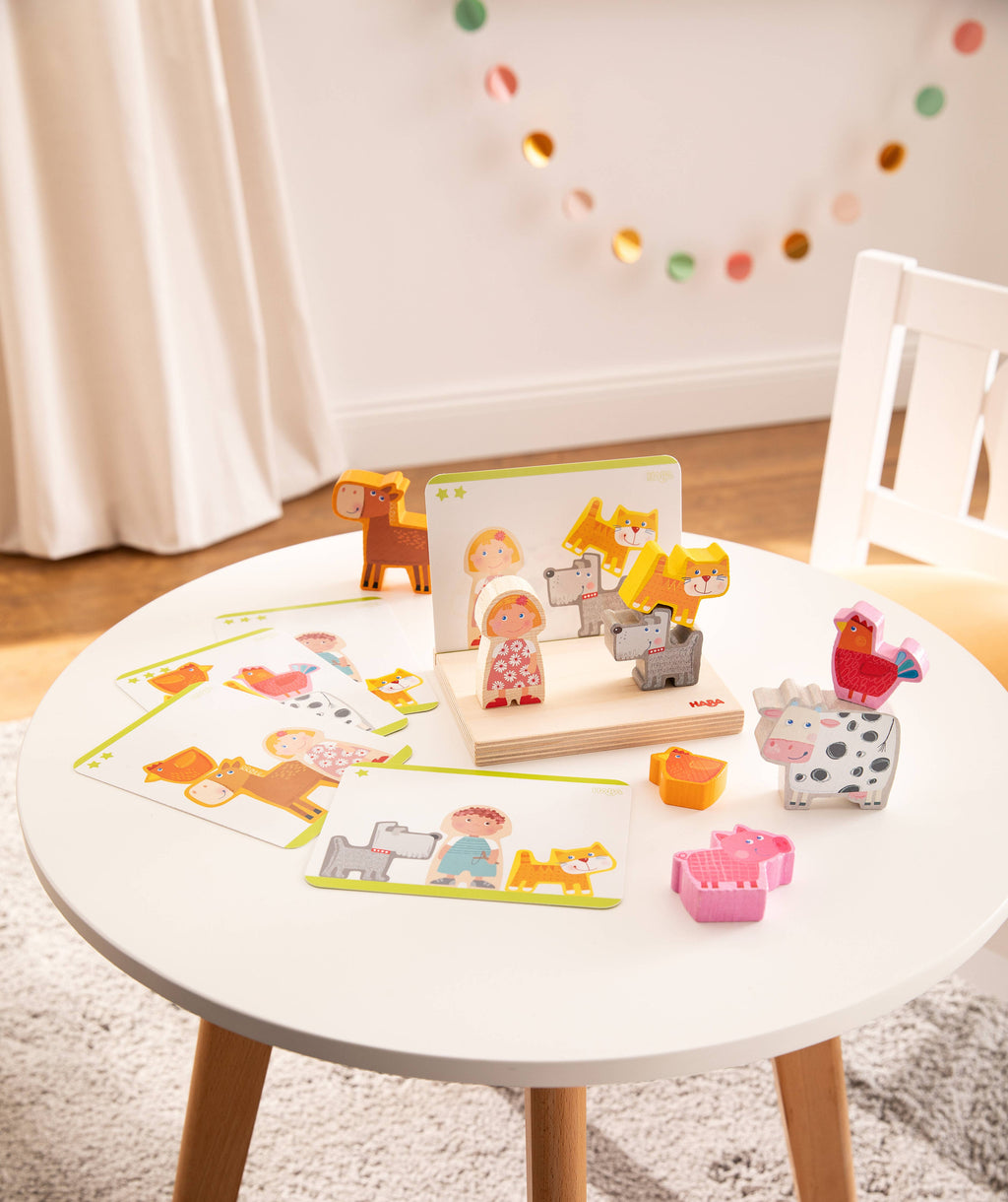 HABA Stacking Toy On the Farm - Wooden Toy