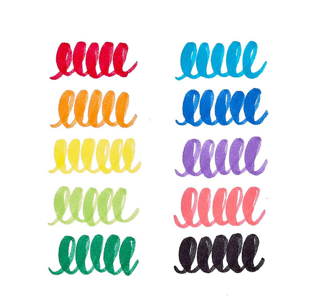 Big Bright Brush: Brush Markers (Set of 10)
