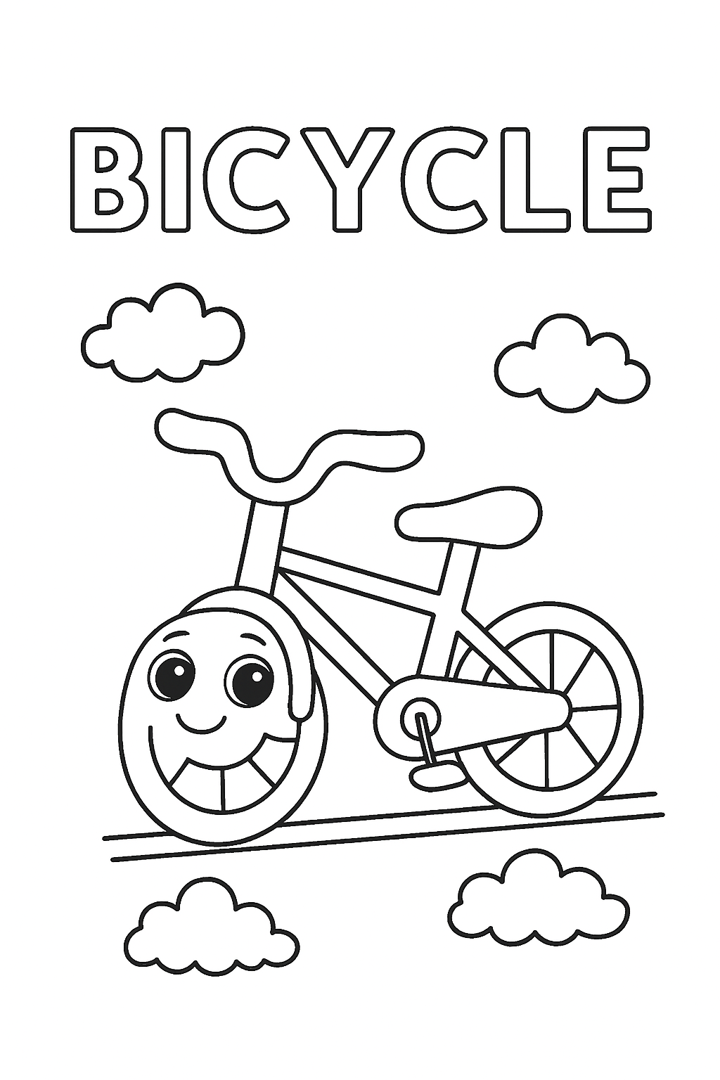 Colouring Pages: Transportation Fun