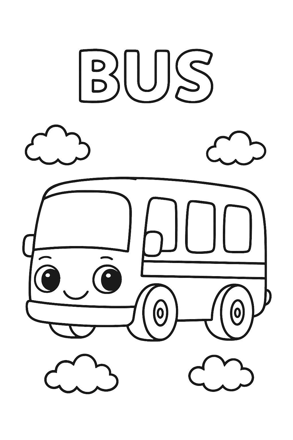 Colouring Pages: Transportation Fun