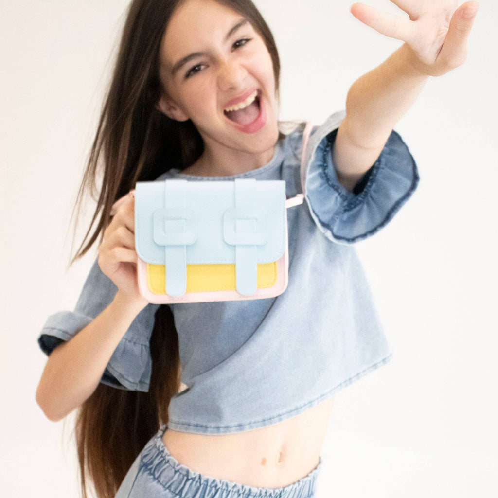 Children'S Shoulder Bag - Tamara Rose & Blue