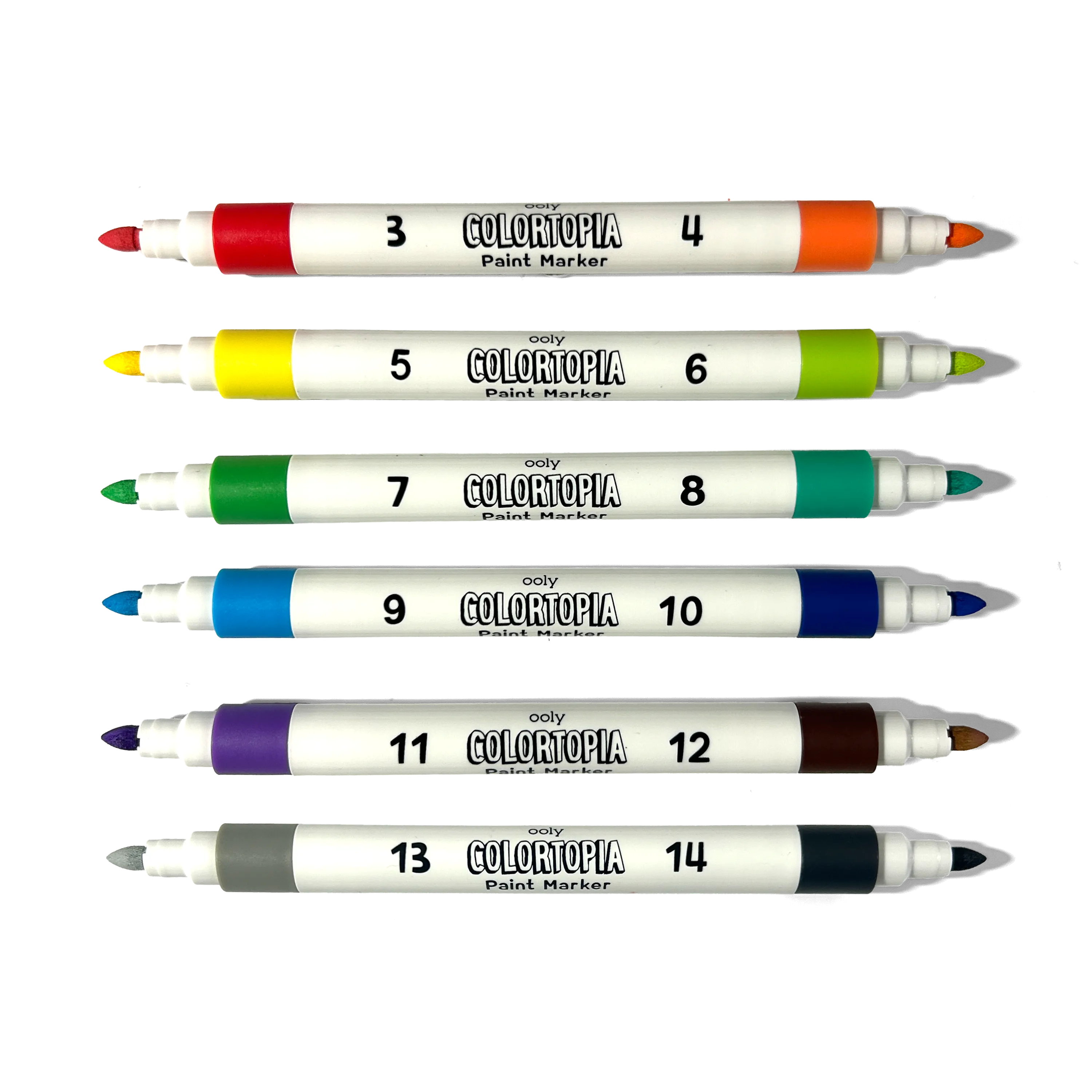 Ooly Colortopia: Paint Marker By Number Kit - Epic Advent