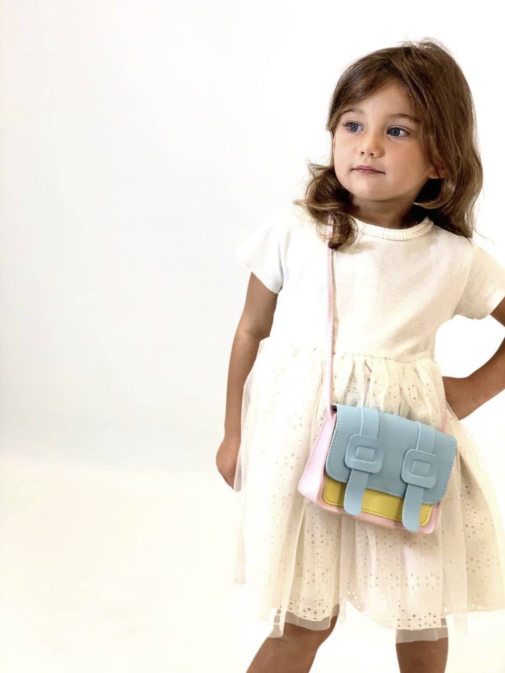 Children'S Shoulder Bag - Tamara Rose & Blue