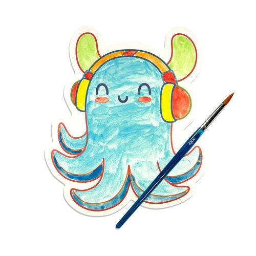 Ooly Playful Painters: Watercolor- Ocean Pals