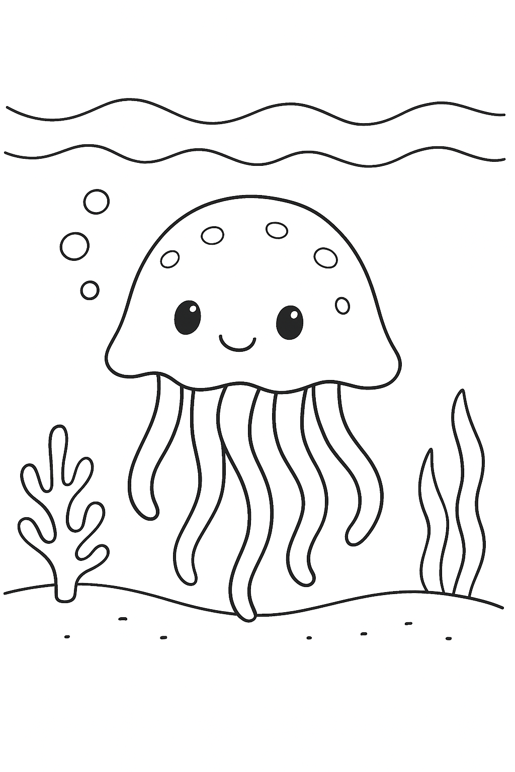 Colouring Pages: Ocean Creature