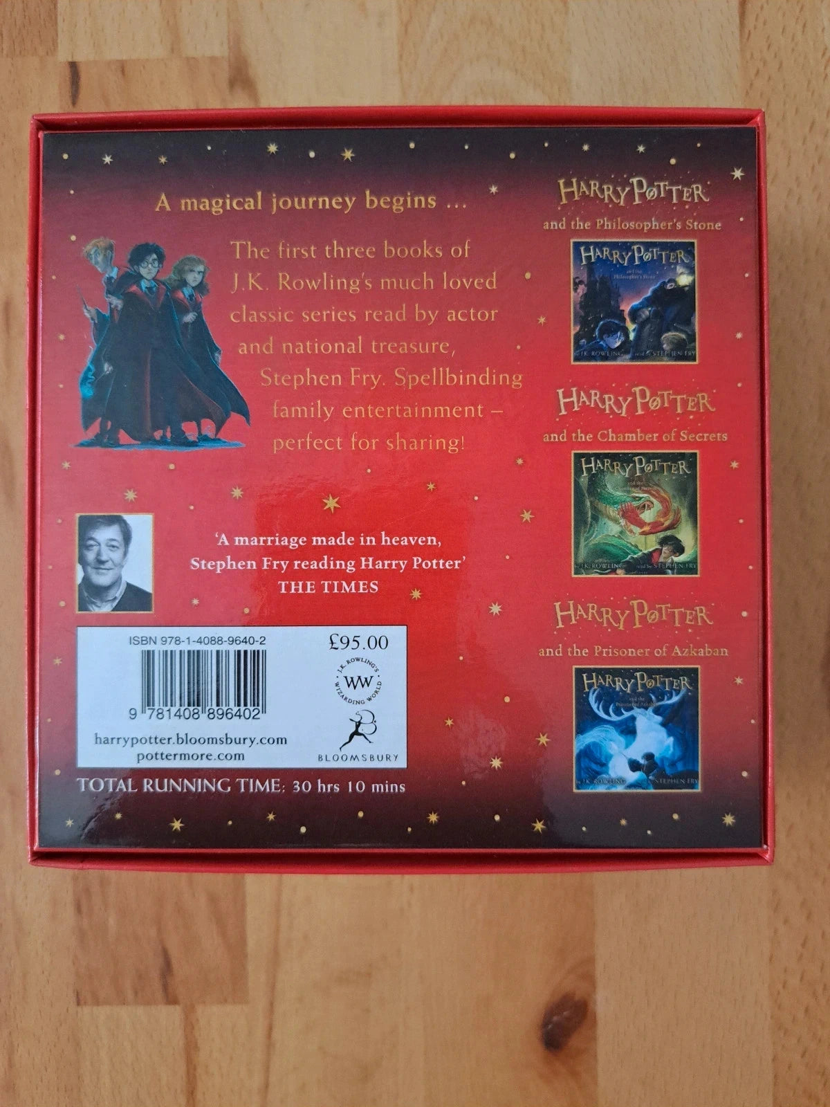 Audiobook CDs: Harry Potter 1, 2, 3