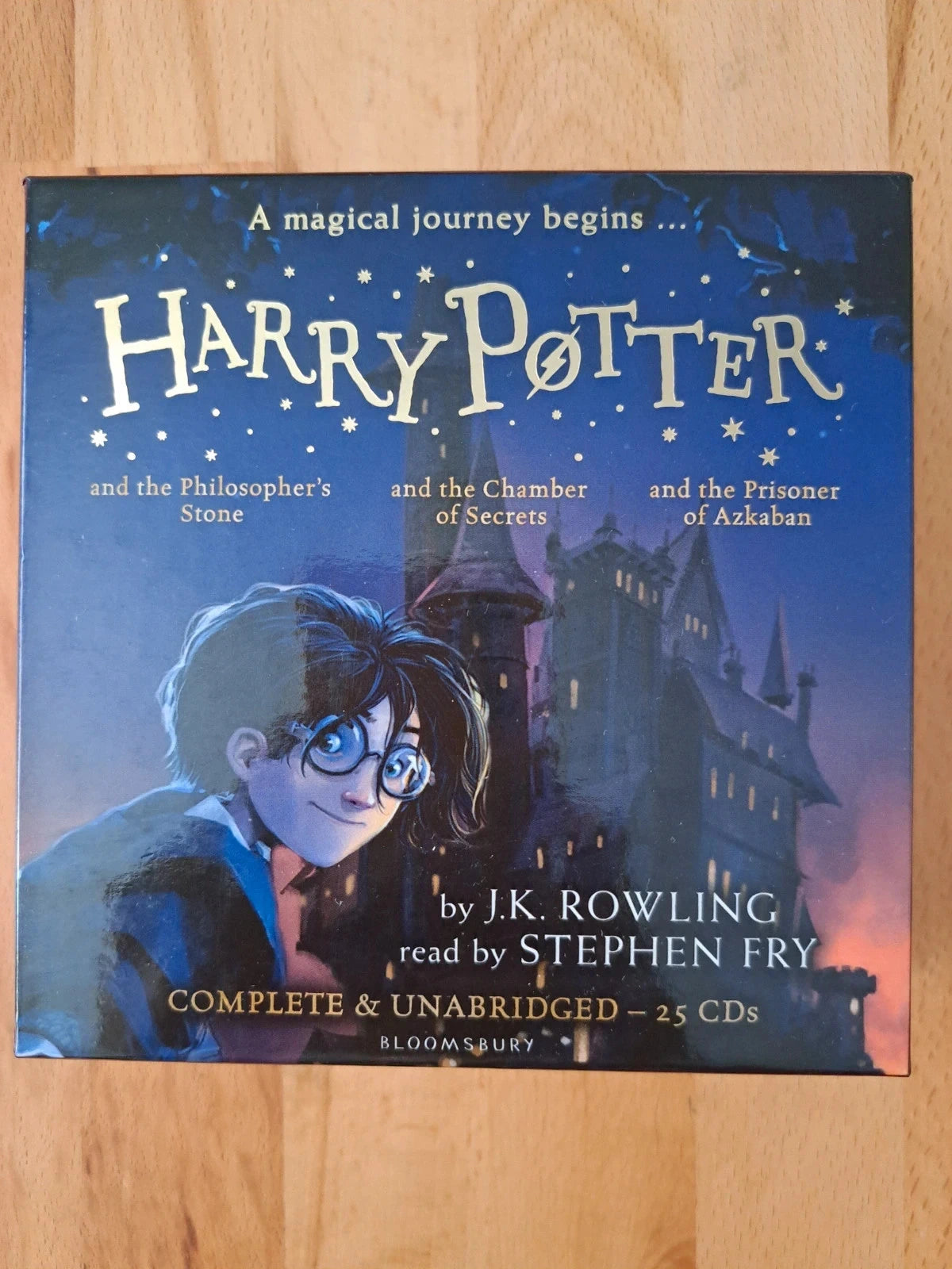 Audiobook CDs: Harry Potter 1, 2, 3