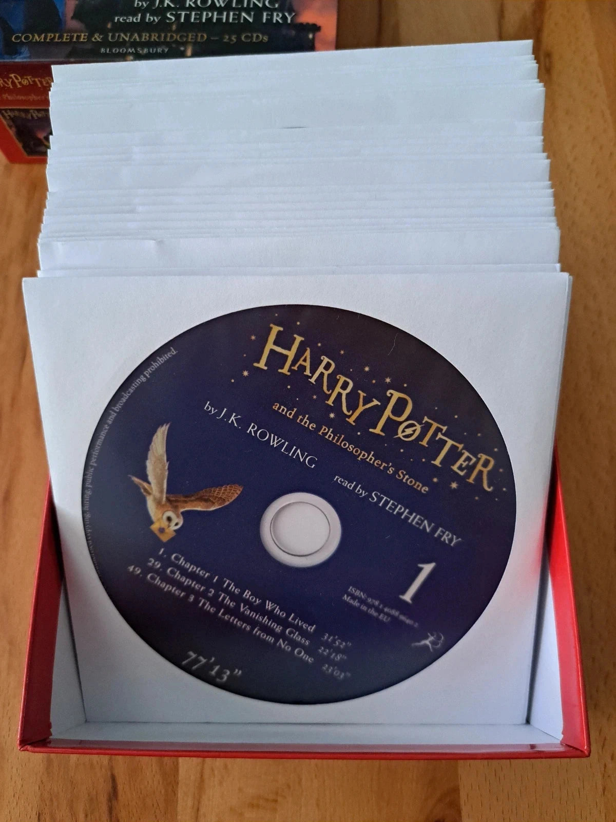 Audiobook CDs: Harry Potter 1, 2, 3