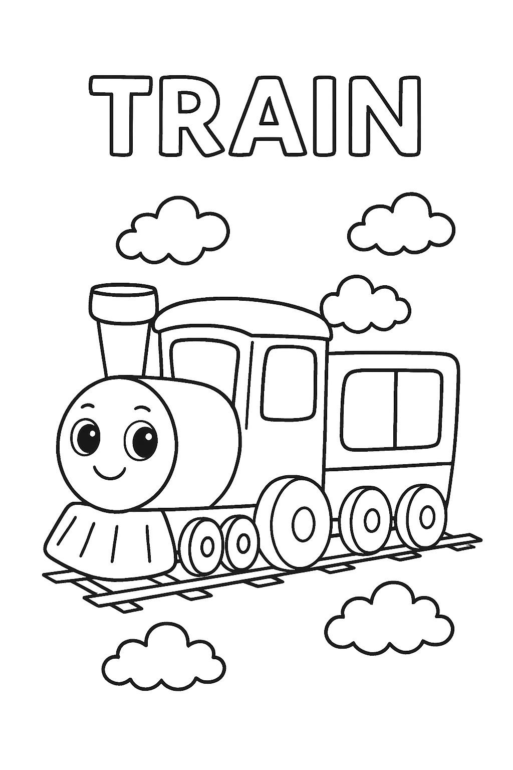 Colouring Pages: Transportation Fun